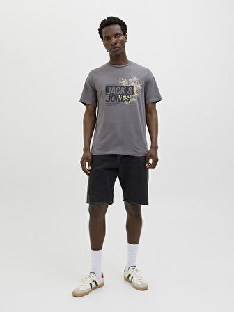 Jack & Jones Erkek Basic Tişört – %100 Pamuk, JJJAXON Modeli 