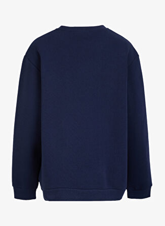 Jack & Jones Bisiklet Yaka Lacivert Erkek Sweatshırt EXC 12275179_JPRBLAYOUR SWEAT CREW