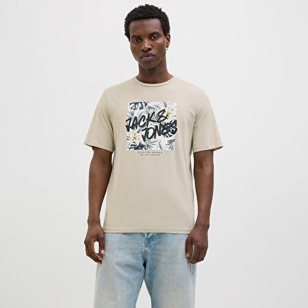 Jack Jones Tişört Hawaii Shape Crew Neck