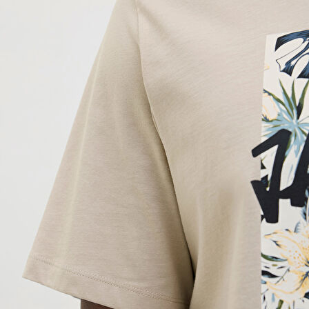 Jack Jones Tişört Hawaii Shape Crew Neck