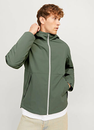 Jack & Jones Haki Erkek Mont JJADAM LIGHT JACKET HOOD