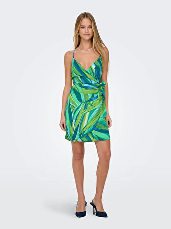 Only Onlalma Life Poly Isa Wrap Kadın Elbise 15298241