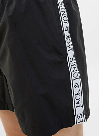 Jack & Jones Siyah Erkek Şort Mayo 12272879_JPSTMAUI JJSWIM TAPE AKM