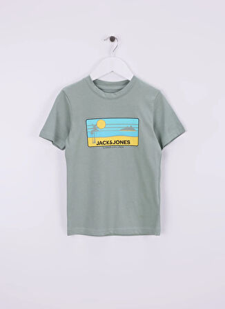 Jack & Jones Baskılı Yeşil Erkek Çocuk T-Shirt 12269975