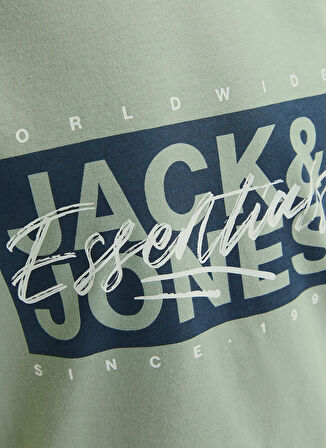 Jack & Jones Baskılı Yeşil Erkek Çocuk T-Shirt 12269876