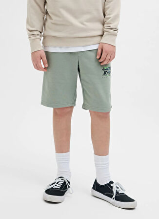 Jack & Jones Lastikli Bel Normal Yeşil Erkek Çocuk Şort 12269948