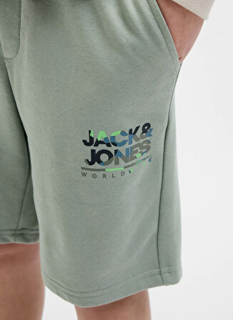 Jack & Jones Lastikli Bel Normal Yeşil Erkek Çocuk Şort 12269948