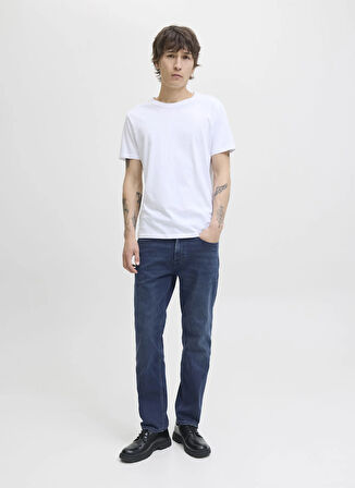 Jack & Jones Normal Bel Normal Mavi Erkek Denim Pantolon 12276482_JJICLARK JJORIGINAL SQ 260