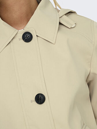 Only Kadın Kapüşonlu Baharlık Parka Ceket - 15342077