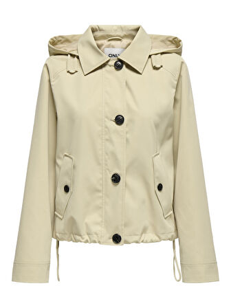 Only Kadın Kapüşonlu Baharlık Parka Ceket - 15342077