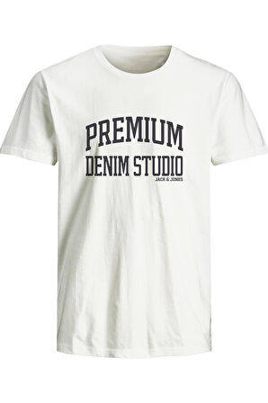 JPRBLUTIMMY SS TEE CREW NECK FST BEYAZ