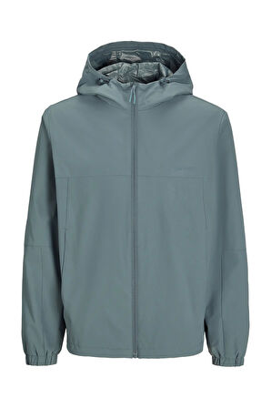 Jack & Jones Erkek Jorvesterbro Kapüşonlu Suya Dayanıklı Mevsimlik Mont Ceket 12272898 Füme