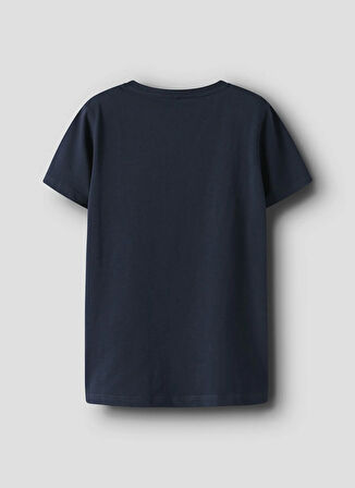 Name İt Baskılı Lacivert Erkek Çocuk T-Shirt 13239199