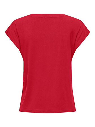 Only Rılla V Yaka Regular Fit Kadın Tişört 15315776