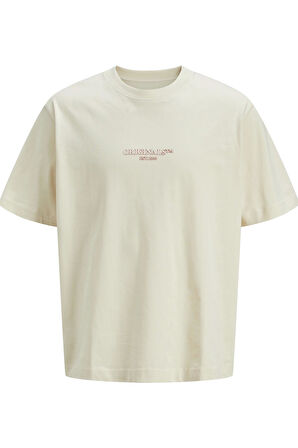 JORISLINGTON MINIMAL BRANDING TEE SS SN KREM