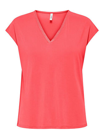 Only Onlfree Life S/S Modal Stitch Top Jrs Kadın T-shirt 15285624