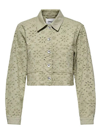 Only Onlelsa Short Crochet Jacket Kadın Ceket 15338055