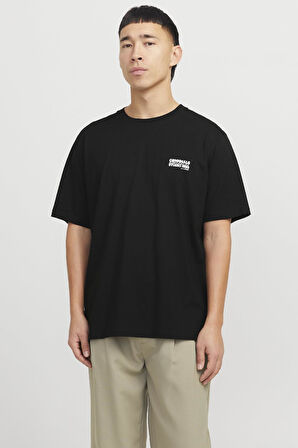 JORVESTERBRO BACK TEE SS CREW NECK SİYAH