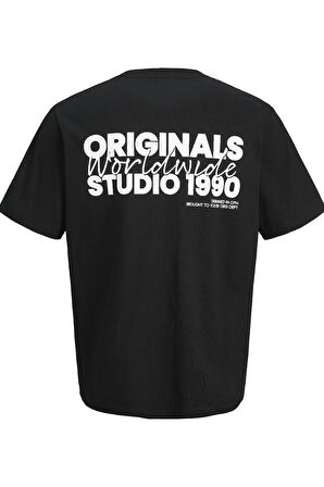 JORVESTERBRO BACK TEE SS CREW NECK SİYAH