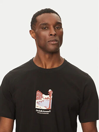 Jack&Jones Jorsplit Graphic Front Tee Erkek T-shirt 12273000