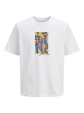 Jack&Jones Jormanchester Cubism Erkek T-shirt 12273378