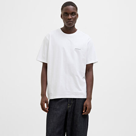 Jack Jones Tişört Split Back Crew Neck