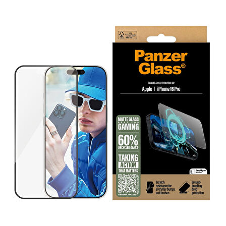 PanzerGlass iPhone 16 Pro Gaming UWF Ekran Koruyucu