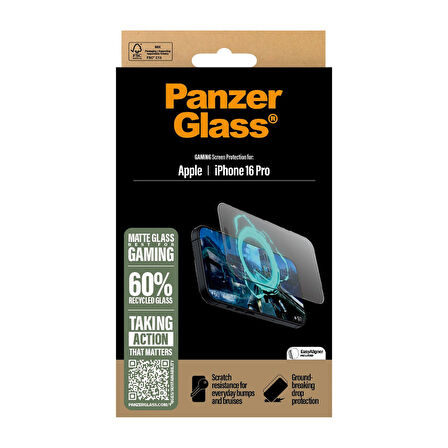 PanzerGlass iPhone 16 Pro Gaming UWF Ekran Koruyucu