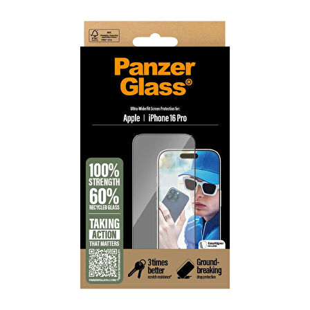 PanzerGlass iPhone 16 Pro UWF Ekran Koruyucu