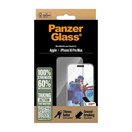 PanzerGlass iPhone 16 Pro Max UWF Ekran Koruyucu