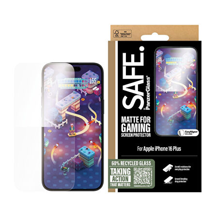 SAFE. by PanzerGlass iPhone 16 Plus Gaming UWF Ekran Koruyucu