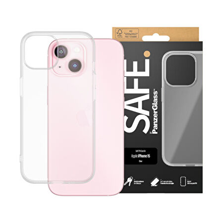 SAFE. by PanzerGlass iPhone 16 Pro TPU Şeffaf Kılıf