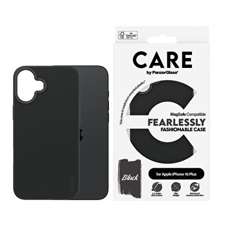 CARE Fashion Siyah w. MagSafe iPhone 16 Plus