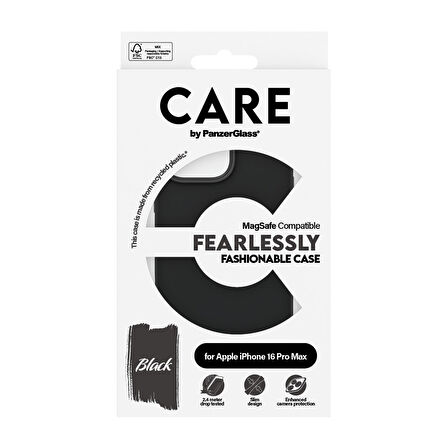 PanzerGlass CARE Fashion MagSafe iPhone 16 Pro Max - Siyah