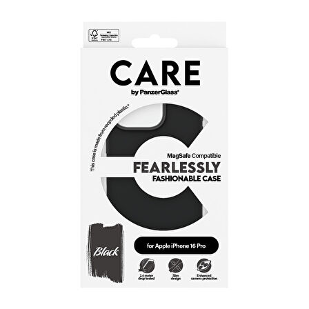 CARE Fashion Siyah w. MagSafe iPhone 16 Pro