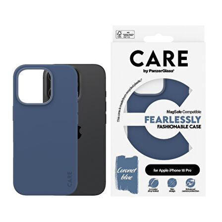 CARE by PanzerGlass iPhone 16 Pro Fashionable MagSafe - Mavi Kılıf