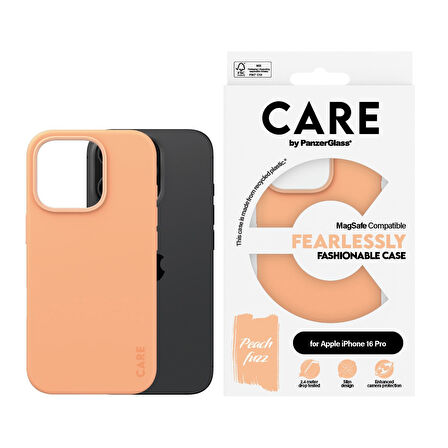 CARE by PanzerGlass iPhone 16 Pro Fashionable MagSafe - Turuncu Kılıf