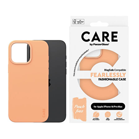 CARE by PanzerGlass iPhone 16 Pro Max Fashionable MagSafe - Turuncu Kılıf