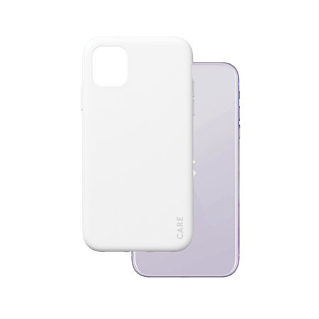 CARE by PanzerGlass® Moda Serisi Beyaz Orkide iPhone 11 Kılıf - Beyaz
