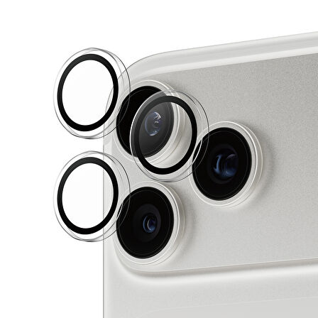 PanzerGlass Hoops iPhone 17 Pro | iPhone 17 Pro Max | iPhone 16 Pro | 16 Pro Max  Transparent Kamera Lens Koruyucu