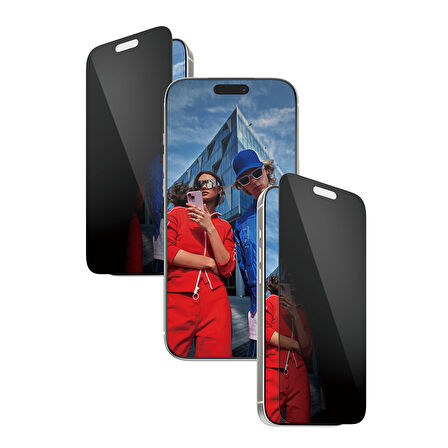 PanzerGlass iPhone 17 Pro Max | Ultra-Wide Fit Çerçeve Aparatlı 2 Yönlü Gizli/Hayalet Ekranlı Koruyucu