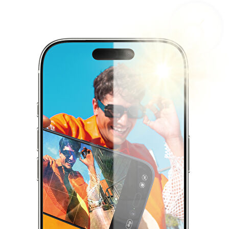 PanzerGlass iPhone Anti-Reflective Armor 17 Pro Çerçeve Aparatlı Armor Ekran Koruyucu