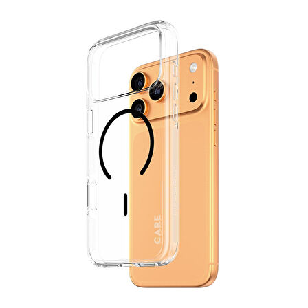 CARE by PanzerGlass® iPhone 17 Pro Max Amiral Kılıf Urban Explorer Şeffaf | Siyah MagSafe  