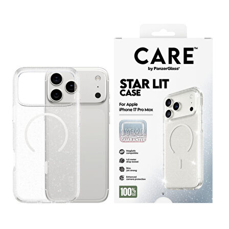 CARE by PanzerGlass® iPhone 17 Pro Max Amiral Kılıf Urban Explorer Star Lit | Beyaz MagSafe  