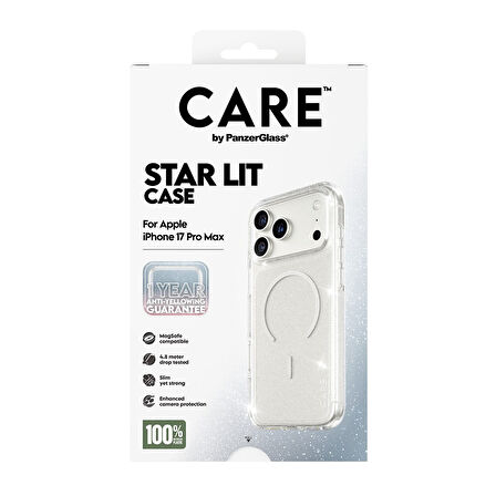 CARE by PanzerGlass® iPhone 17 Pro Max Amiral Kılıf Urban Explorer Star Lit | Beyaz MagSafe  