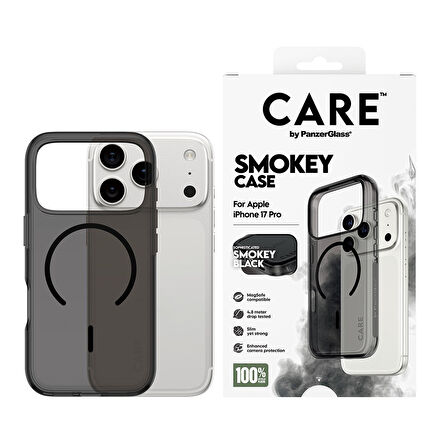 CARE by PanzerGlass® iPhone 17 Pro Amiral Kılıf Urban Explorer Smokey | Siyah MagSafe  