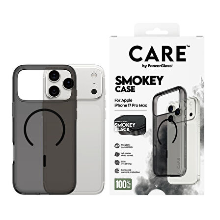 CARE by PanzerGlass® iPhone 17 Pro Max Amiral Kılıf Urban Explorer Smokey | Siyah MagSafe  