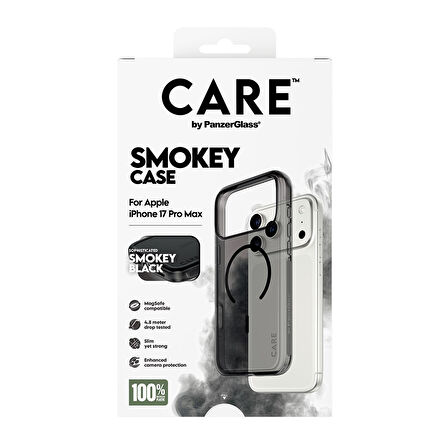 CARE by PanzerGlass® iPhone 17 Pro Max Amiral Kılıf Urban Explorer Smokey | Siyah MagSafe  