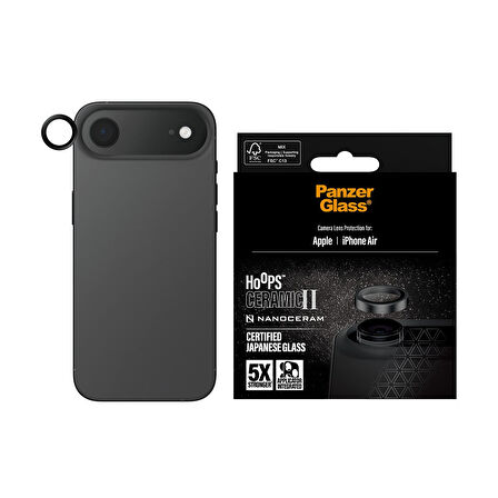 PanzerGlass® Hoops® Ceramic II Camera Lens Protector iPhone 17 Air
