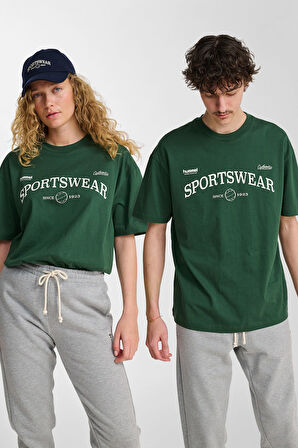 Hummel LOOSE TEE CLUB SPORTSWEAR KISA KOLLU TİŞÖRT